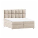 Bež boxspring krevet s prostorom za odlaganje 180x200 cm Flip – Ropez