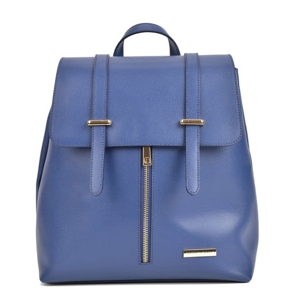 Plavi kožni ruksak Sofia Cardoni Angelica