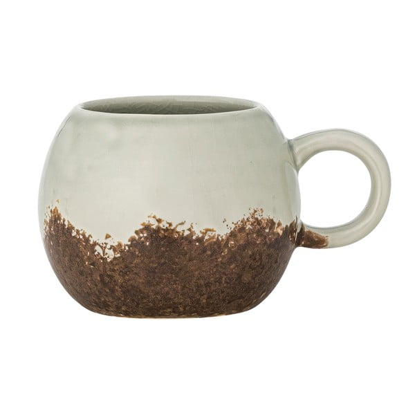 Smeđa/krem šalica od kamenine 410 ml Paula – Bloomingville