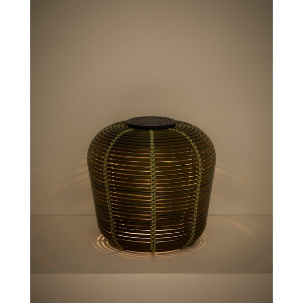 LED stolna/prijenosna vanjska svjetiljka sa solarnim panel/s USB ø 35 cm Garoina – Kave Home-image-3