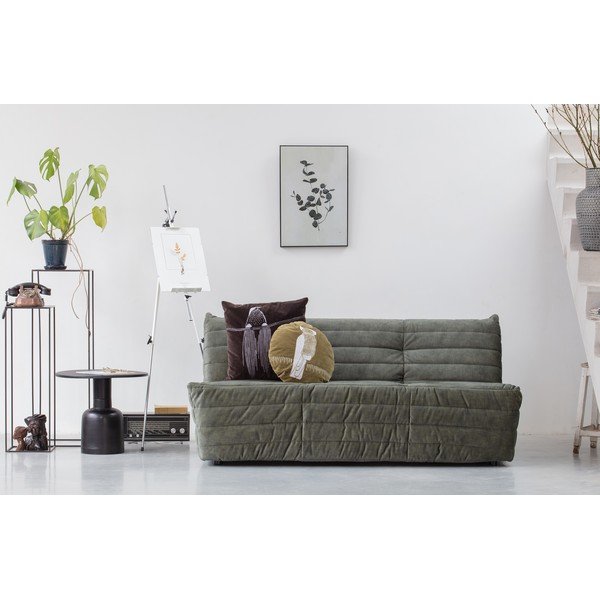 Zelena baršunasti sofa 160 cm Bag – WOOOD-image-4
