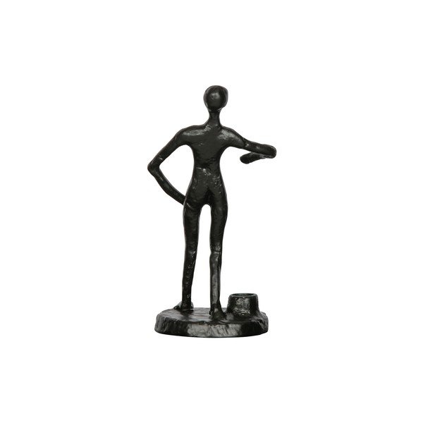 Crni svijećnjak Woood Mattie-image-4