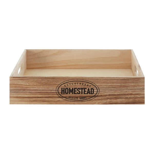 Drven pladanj 28x38 cm Rustic Homestead – Premier Housewares-image-1