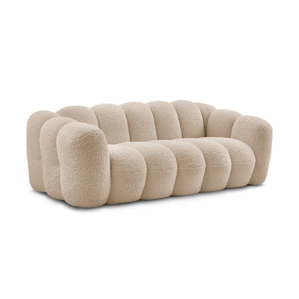 Svjetlo smeđa sofa od bouclé tkanine 232 cm Hippolyte – Bobochic Paris-image-3