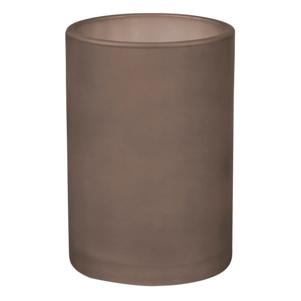 Smeđa staklena čaša za četkice za zube Modest – Mette Ditmer Denmark