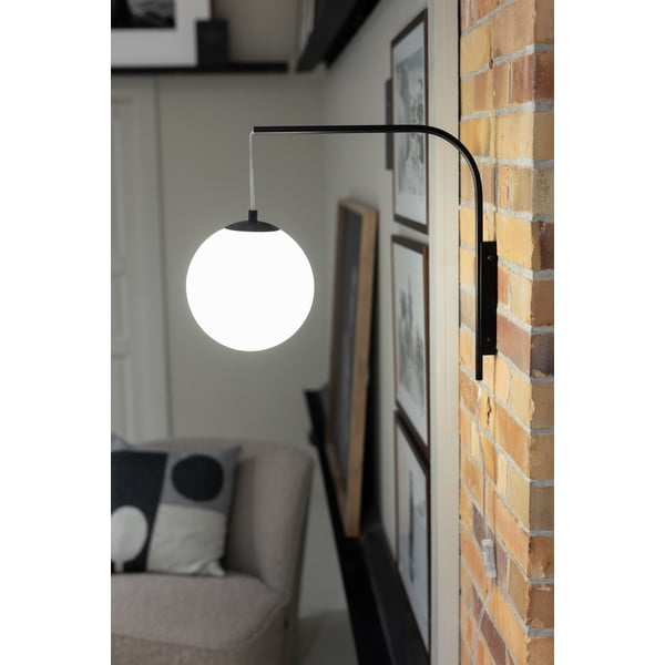 Crno-bijela zidna lampa (duljina 47,5 cm) Dione - Markslöjd-image-1