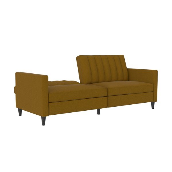 Žuta  sklopiva sofa 86 cm Celine – Støraa-image-2