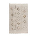 Bež periv/ručno rađen pamučan tepih 140x200 cm Kaarol Earth – Lorena Canals