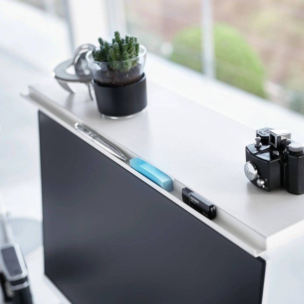 Bijelo metalno postolje za monitor Tower – YAMAZAKI-image-4