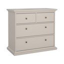 Krem komoda 96x87x49 cm Paris – Tvilum