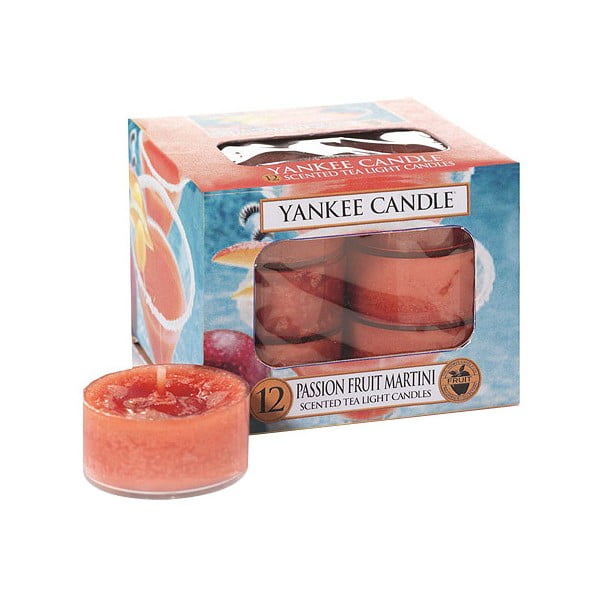 Set od 12 tropskih koktela Yankee Candle s Martinijem, vrijeme gorenja 4 - 6 sati