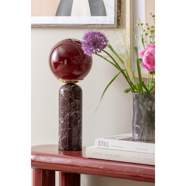 Bordo mramorna stolna lampa (visina 38 cm) Lazio Sphere – Leitmotiv-image-2