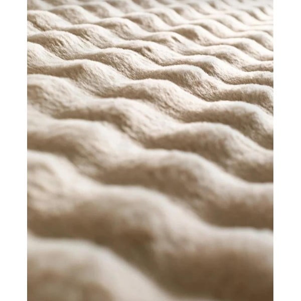 Bež perivi okrugli tepih ø 80 cm Bubble Cream – Mila Home-image-3