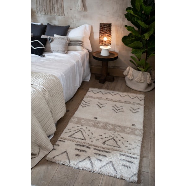 Krem periv/ručno rađen vunen tepih 80x140 cm Lakota Day – Lorena Canals-image-3