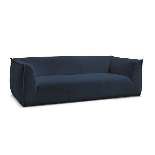 Tamno plava sofa od bouclé tkanine 242 cm Giorgia – Bobochic Paris-image-3