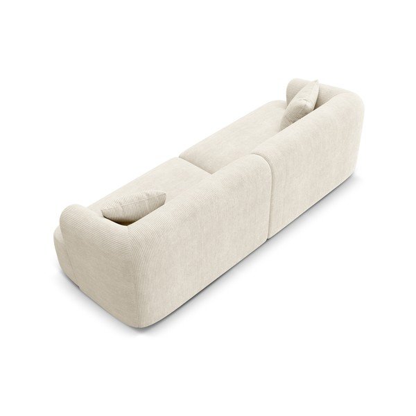 Bež sofa od samta 255 cm Campi – Cosmopolitan Design-image-4