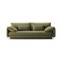 Svijetlo zelena baršunasti sofa 220 cm Torino – Micadoni 