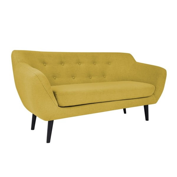 Žuta sofa Mazzini Sofas Pijemont, 158 cm
