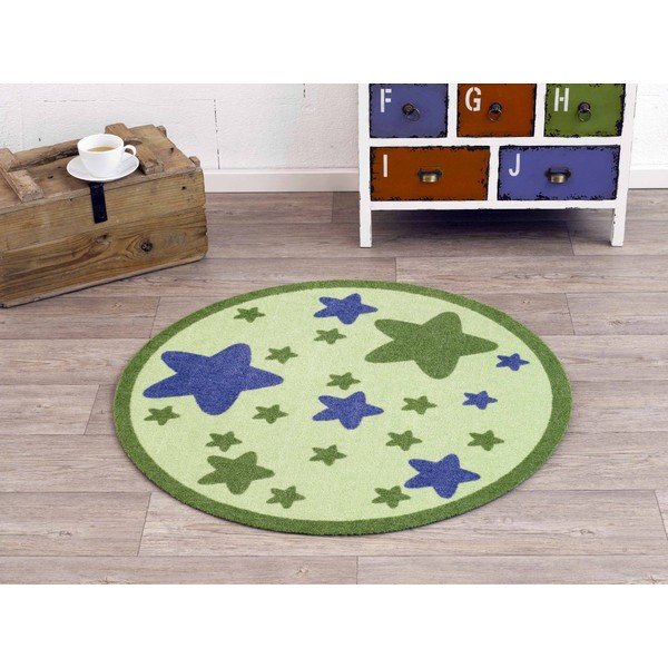 Dječji zeleni tepih Zala Living Star, ⌀ 100 cm-image-1