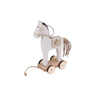 Božićna figurica konja na kotačima Ego Dekor