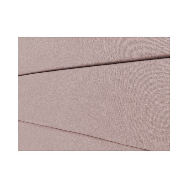 Svijetlo ružičasto uzglavlje Mazzini Sofas Pesaro, 200 x 120 cm-image-3