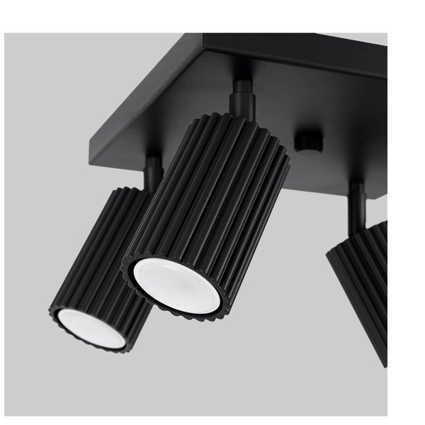 Crni metalni reflektor ø 6,5 cm Gleam – Sollux-image-4