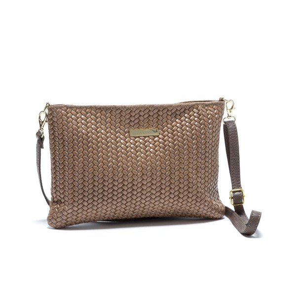 Sivo-smeđa kožna torbica Isabella Rhea br. 8029-image-3