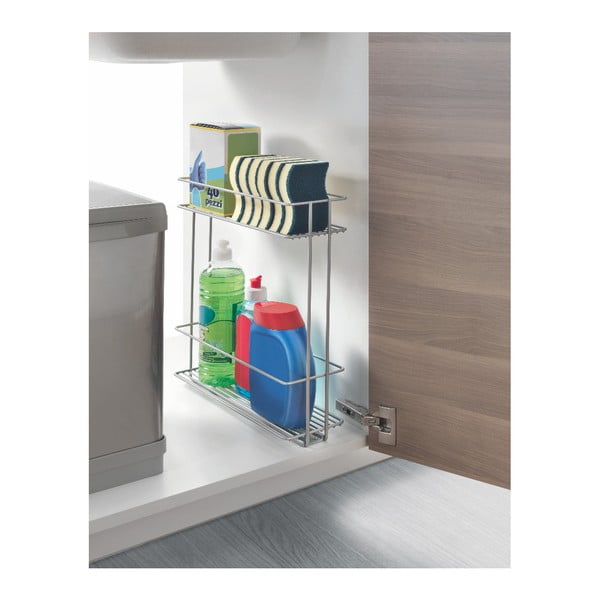 Viseća polica za začine na 2 kata Metaltex In Out-image-2