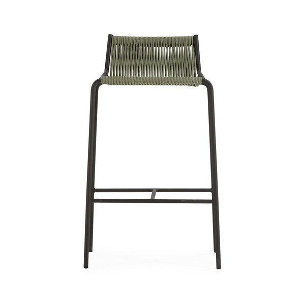 Zelena metalna barska stolica (visine sjedala 65 cm) Emily – Marckeric-image-2