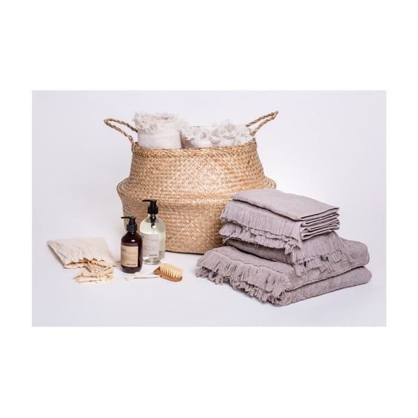 Sivi/smeđi pamučni set ručnika 8 kom – Bonami Selection-image-3