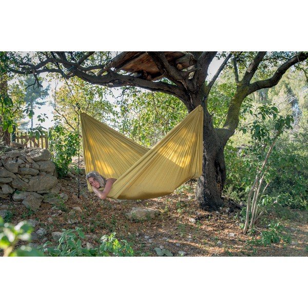 Viseća mreža žuta Descotis Bella, duljina 420 cm-image-1