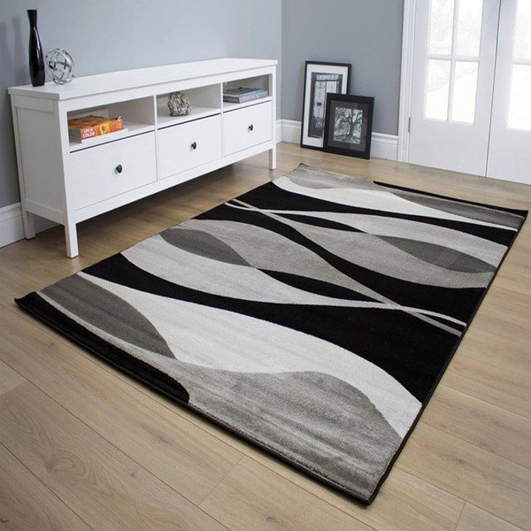 Sivo-crni tepih Webtappeti Manhattan Hudson, 120 x 170 cm-image-1