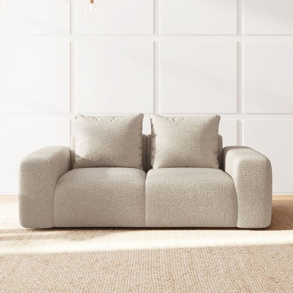 Bež sofa od bouclé tkanine 212 cm Monce – Rodier-image-3