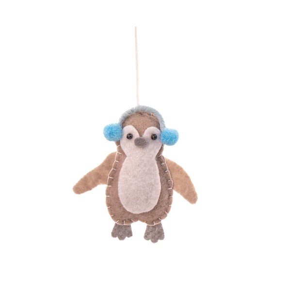 Tekstilni ukrasi za božićno drvce u setu 3 kom 6 cm Arctic Animals – Sass & Belle-image-1