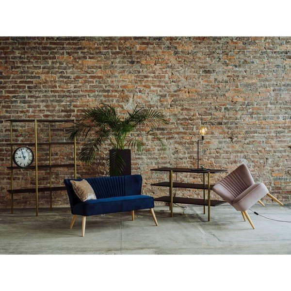 Polica za knjige u crno-zlatnoj boji 110x150 cm Rave - CustomForm-image-4