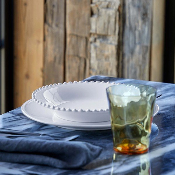 Bijeli kameni tanjur za juhu Costa Nova Pearl ⌀ 24 cm-image-2