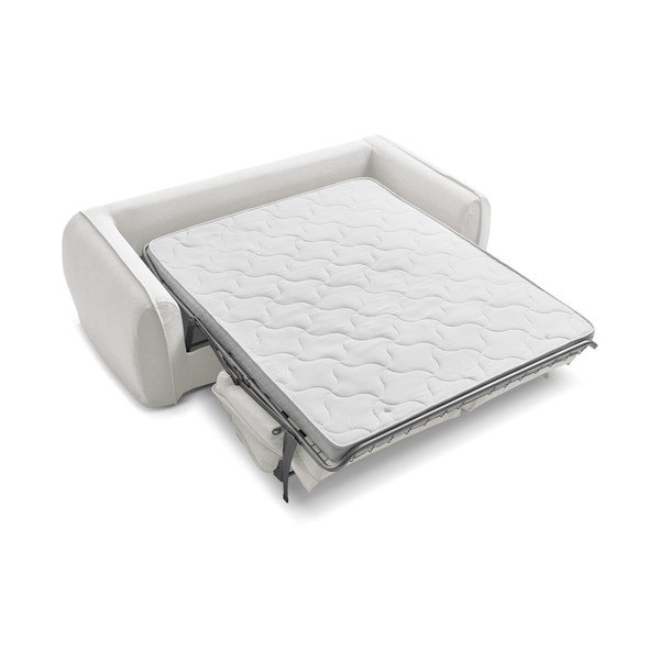 Bijela sofa za spavanje/sklopiva 236 cm Archimede – Bobochic Paris-image-4