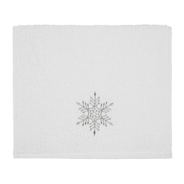 Ručnik Christmas Snowflake White, 30 x 50 cm