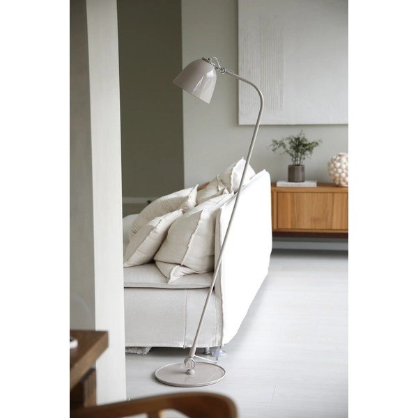 Sivo-bež stojeća svjetiljka s metalnim sjenilom (visina 130 cm) Tilt – Markslöjd-image-4