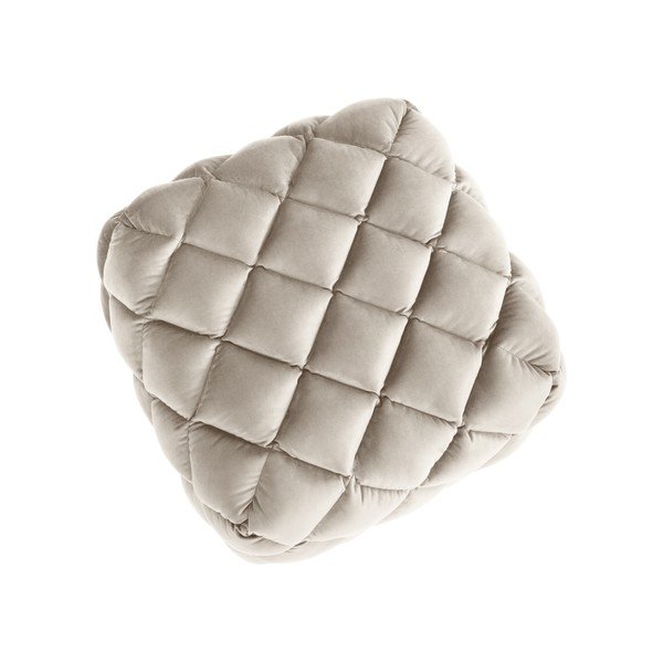 Bijeli/krem baršunast tabure Flandrin – Interieurs 86-image-3