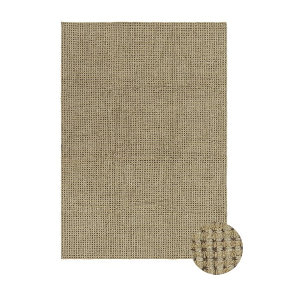 Kaki zeleni periv/ručno rađen vunen tepih 170x240 cm Unexpected Wool – Lorena Canals