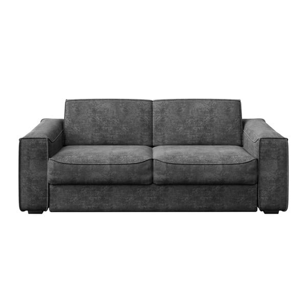 Tamno sivi kauč na razvlačenje MESONICA Munro, 224 cm