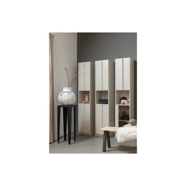 Krem modularna škrinja za pohranu od masivnog bora 40x210 cm Basu – WOOOD-image-1