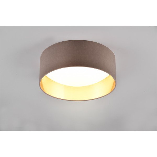 Svjetlo smeđa LED stropna svjetiljka ø 30 cm Locarno – Reality-image-1