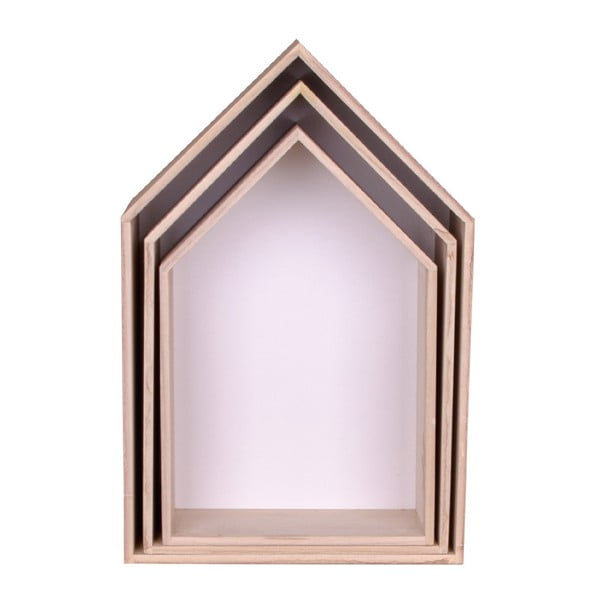 Set od 3 drvene police House Nordic Verona-image-2