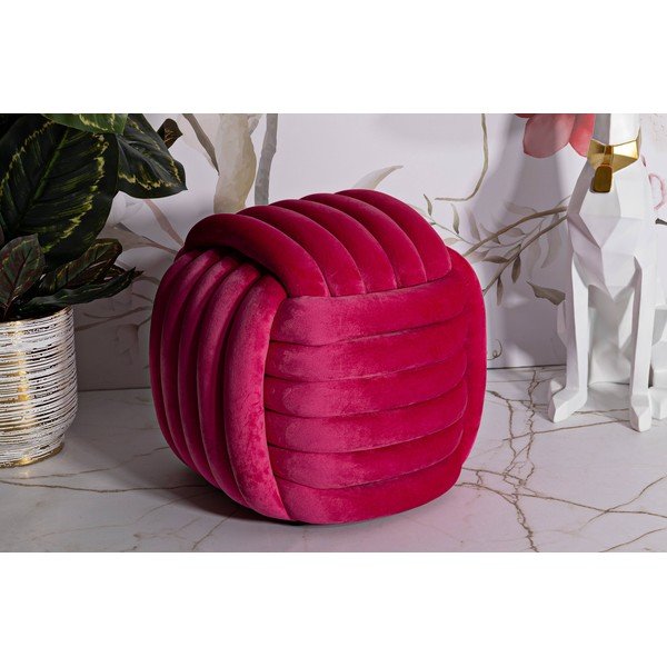 Ružičasti baršunast tabure Softy – Mauro Ferretti-image-1