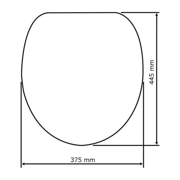 Svijetlo ružičasta WC daska s lako zatvaranjem Wenko Premium Ottana, 44,5 x 37,5 cm-image-3