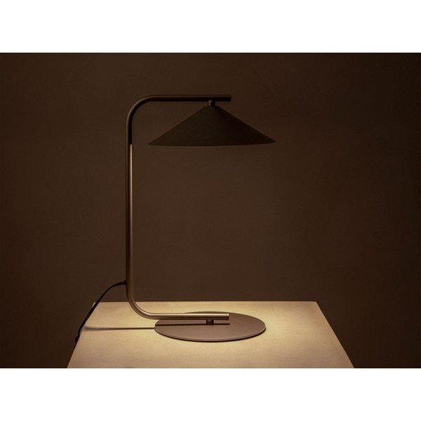 Smeđa metalna stolna lampa (visina 42 cm) Nocte – Micadoni -image-1