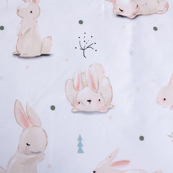 Pamučna dječja posteljina za dječji krevetić 100x135 cm Bunnies – Jerry Fabrics-image-4