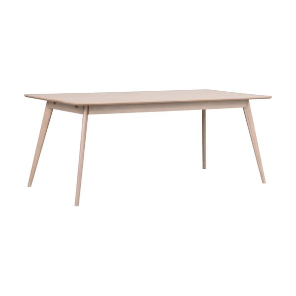 Blagovaonski stol na razvlačenje s pločom u dekoru hrasta 190x90 cm Yumi - Rowico-image-3